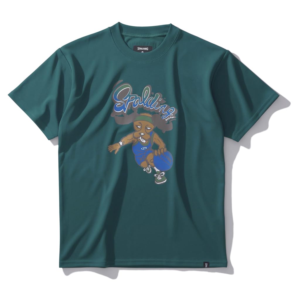 

Spalding Junior Beagle Let s Play Hoops Spikes T-Shirt, Size 160 (SJT24162)