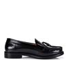 Herren-Loafer im britischen Stil mit Quasten: Modische Slipper aus Lackleder für Business Casual und formelle Anlässe