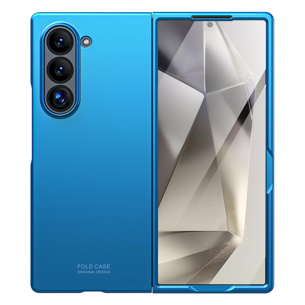 For Samsung Galaxy Z Fold 6 Phone Case Fuel Injection PC Hard With Tempered Film Shockproof Cover for Galaxy ZFold6