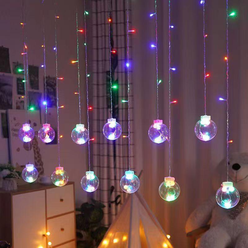 Starry Sky LED Curtain Lights for Christmas & Birthday Room Decoration