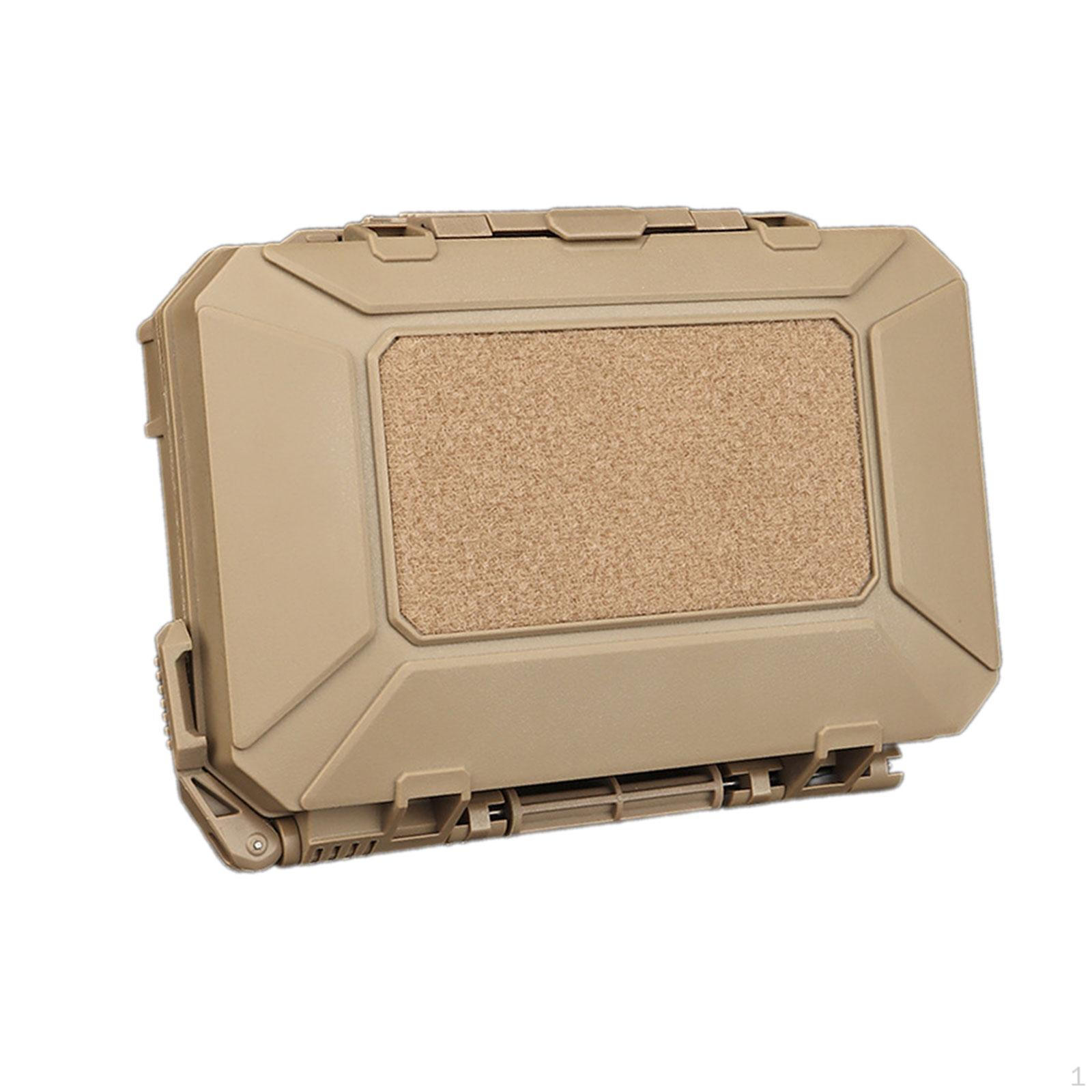 

Tool Box Accessory Waterproof Organizer with Sponge Decoration Wargame Scene світлого кольору хакі