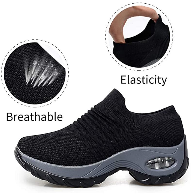 Fashion Hypersoft Sneakers Women Orthopedic Platform White Black Red Walking Casual Shoes