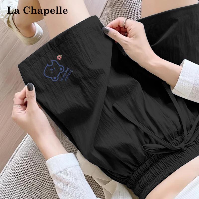 La Chapelle Women s Sun Protective Drawstring Bermuda Shorts L