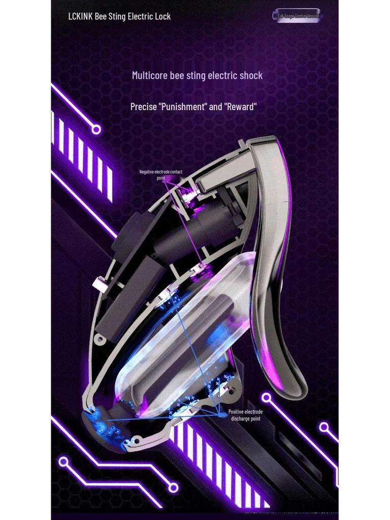 LOCKINK CB Electric Shock Chastity Training Toy