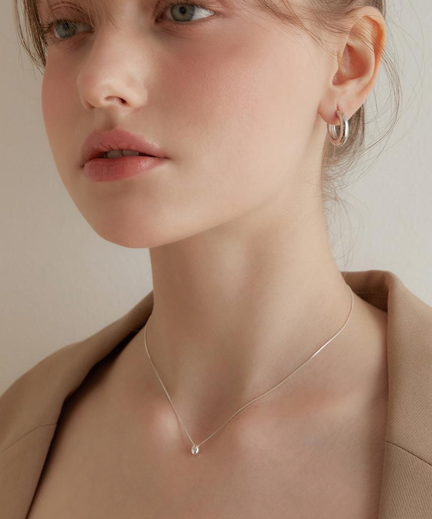 Tatiana (Silver 925) Egg Ornament Necklace Nz2130