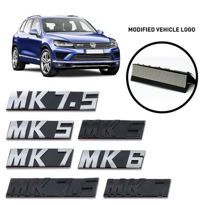 Naklejka z emblematem na przednią kratkę samochodu dla Volkswagen VW MK5 MK6 MK7 MK7.5 Passat Golf Polo 4 Motion Scirocco Touareg Tiguan Jetta