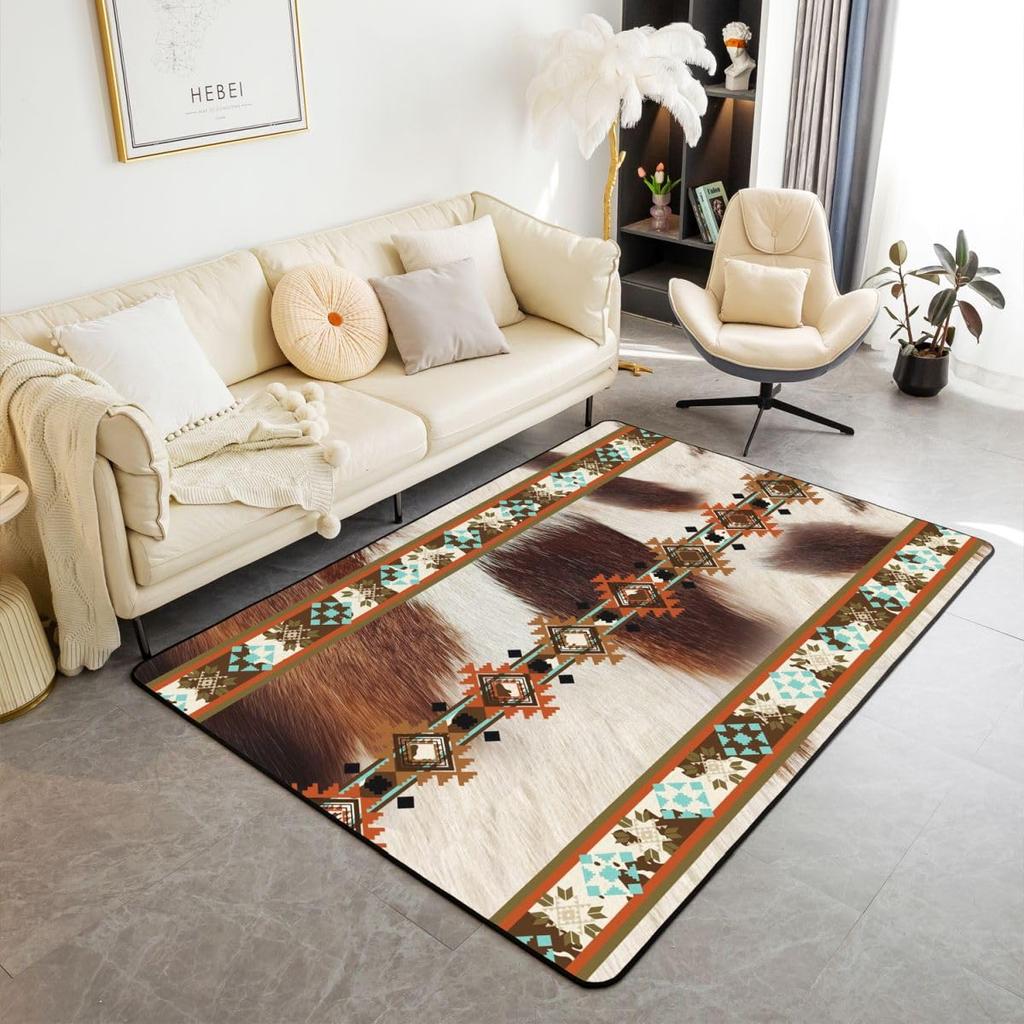 Frog Area Rug 3x5, Cartoon Frog Rug for Kids Boys Girls Teens, Kawaii Green Wild Animals Carpet, Cute Wildlife Farmhouse Rustic Funny Non Sl
