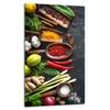 GLASS PLATE BOARD PANEL TABLETOP 30x52 SPICES