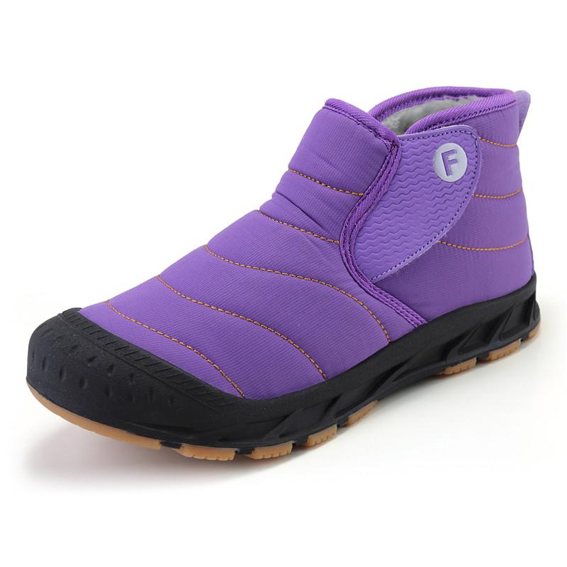 New Casual Men Ankle Boots High Quality Keep Warm Men Snow Boots Couple Comfortable Winter Waterproof Shoes Outdoor Men Sneakers
