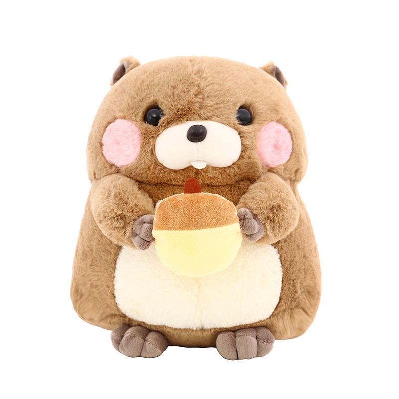 Toy Groundhog Plush Cartoon Plushie Soft Cushion Pillow Home Decor Kids Gifts