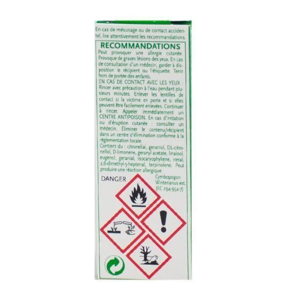 Phytosun Arôms Huile Essentielle Citronnelle De Java Bio 10ml