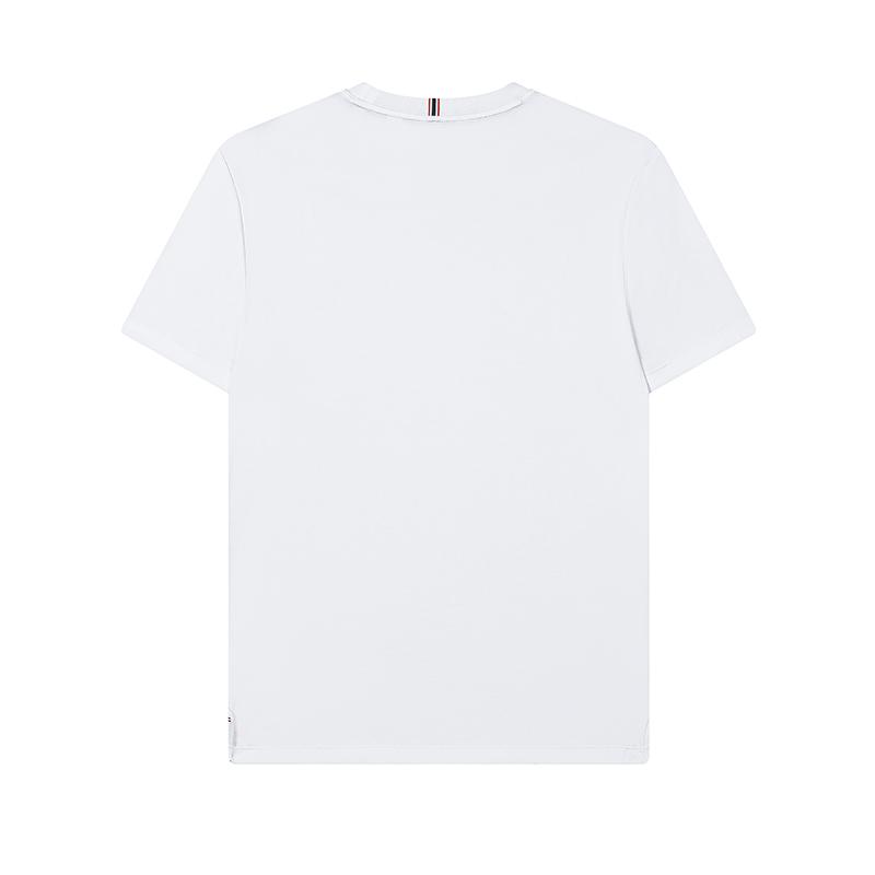 Fila Modern Heritage Simple Basic Fashion Casual Short Sleeve T-Shirt Men Tops Standard-White F11M431101FWT