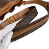 Celine M93 Purse Macadam Leather Shoulder Bag Brown Leather Used