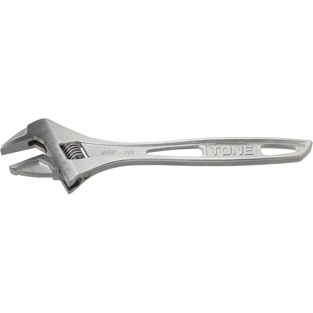 

TONE MWR-300 Adjustable Wrench with Scale 300mm Length Hand Tool