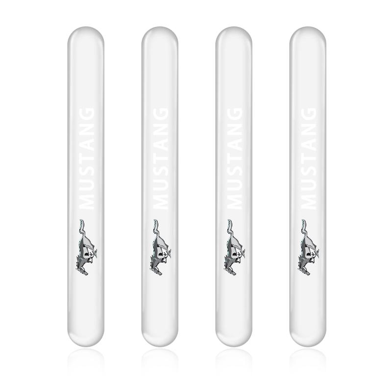 4KS Průhledný chránič proti kolizi dveří auta Nárazníková lišta Nálepka Pro Ford Focus Mk2 Party Mk3 Ranger Mondeo Mk4 Fiest Příslušenství k autu