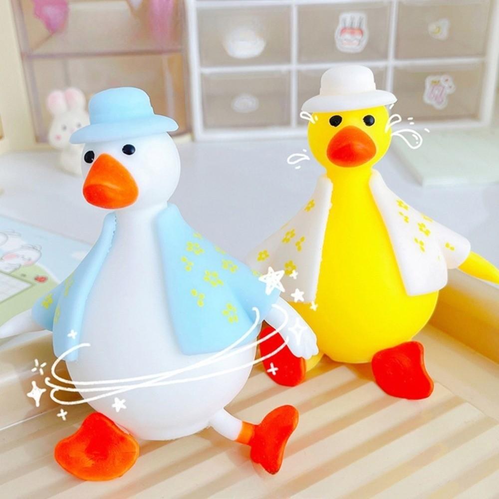 Cartoon Duck Shape Squeeze Squishy Toys Slow Rising Decompression Toy Anxiety Relief