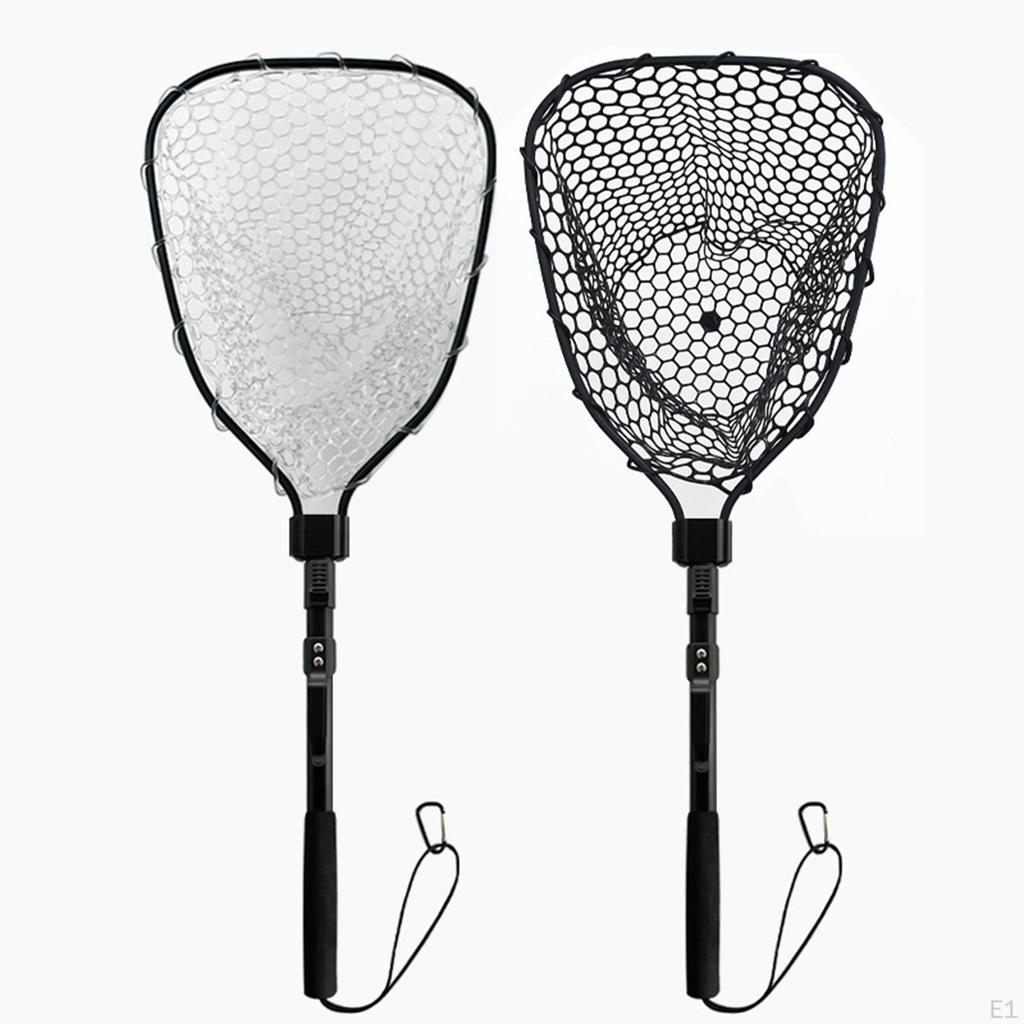 Fishing Net Aluminium Frame Silicone Mesh Tool for Outdoor Activities
