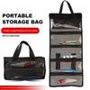 Portable Fishing Lure Bags Dirt Resistant Mesh Folding Bait Lure Hook Handbag Breathable Wear-resistant Fishing Gear Accessories