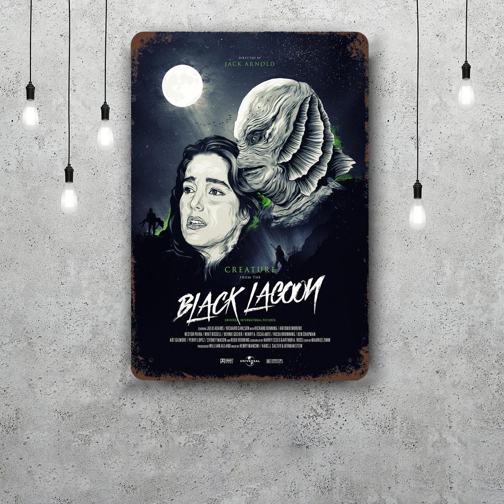 black lagoon 3 cartoon Decor Vintage Metal Signs Tin Signs Captain Poster Decor for Bar Pub Club Man Cave Wall Decoration