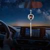 wzbn2 Car Metal Badge Rearview Mirror Hanging Pendant Decoration For Seat Cupra Leon Mk2 FR Toledo Ibiza 6j Ateca Altea Arosa Tarraco