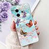 Hülle Für Vivo Y39 Y300i 5G Cover V2436 V2444A Neue Mode Blume Schmetterling Weiches Silikon Klare Hülle Für VivoY39 VivoY300i Funda