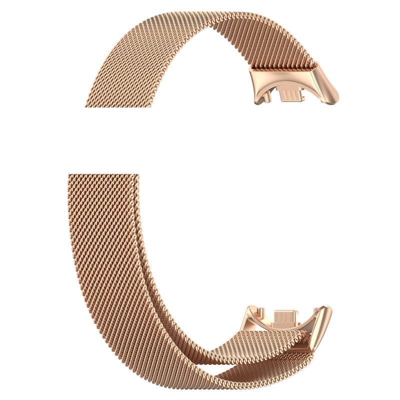 For Xiaomi Mi Band 8 NFC Milanese Loop Watchband Stainless Steel Belt Correa Miband8 Bracelet Mi Band 8 NFC Magnetic Replacement