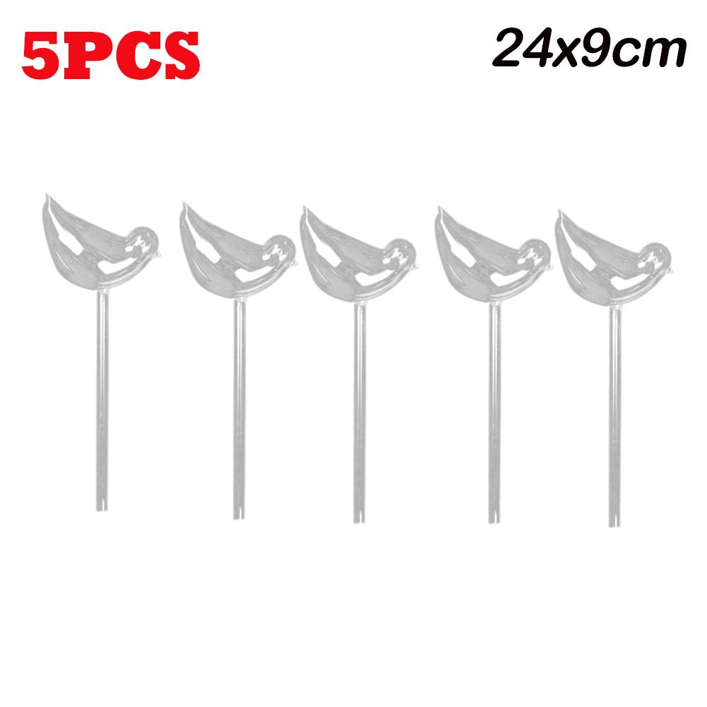 15-3PCS Automatic Plant Watering Bulb PVC Transparent Waterer Self Watering Bulbs Home Garden Plant Dropper Drip Irrigation
