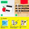 Self-Adhesive Super Strong Rubber Magnetic Tape Strips – Flexible Roll for DIY Photo, Poster & Fridge Magnets