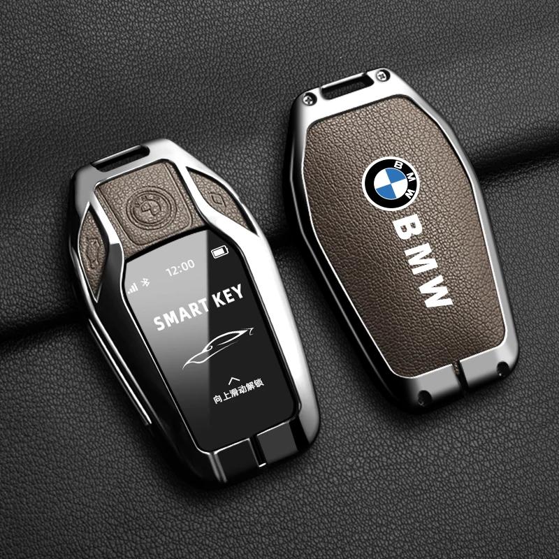 Autoaufkleber Heiß 2025 Auto Schlüsselabdeckung Hülle Tasche Für BMW 5 7 Serie G11 G12 G30 G31 G32 I8 I12 I15 G01 G02 G05 G07 X3 X4 X5 X7 Auto I