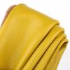 1.5mm yellow top layer cowhide leather material, whole piece of genuine leather with lychee pattern, handmade DIY leather goods,