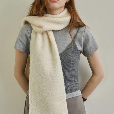Ssecondo Boucle Long Muffler, Rowan_3 Colors