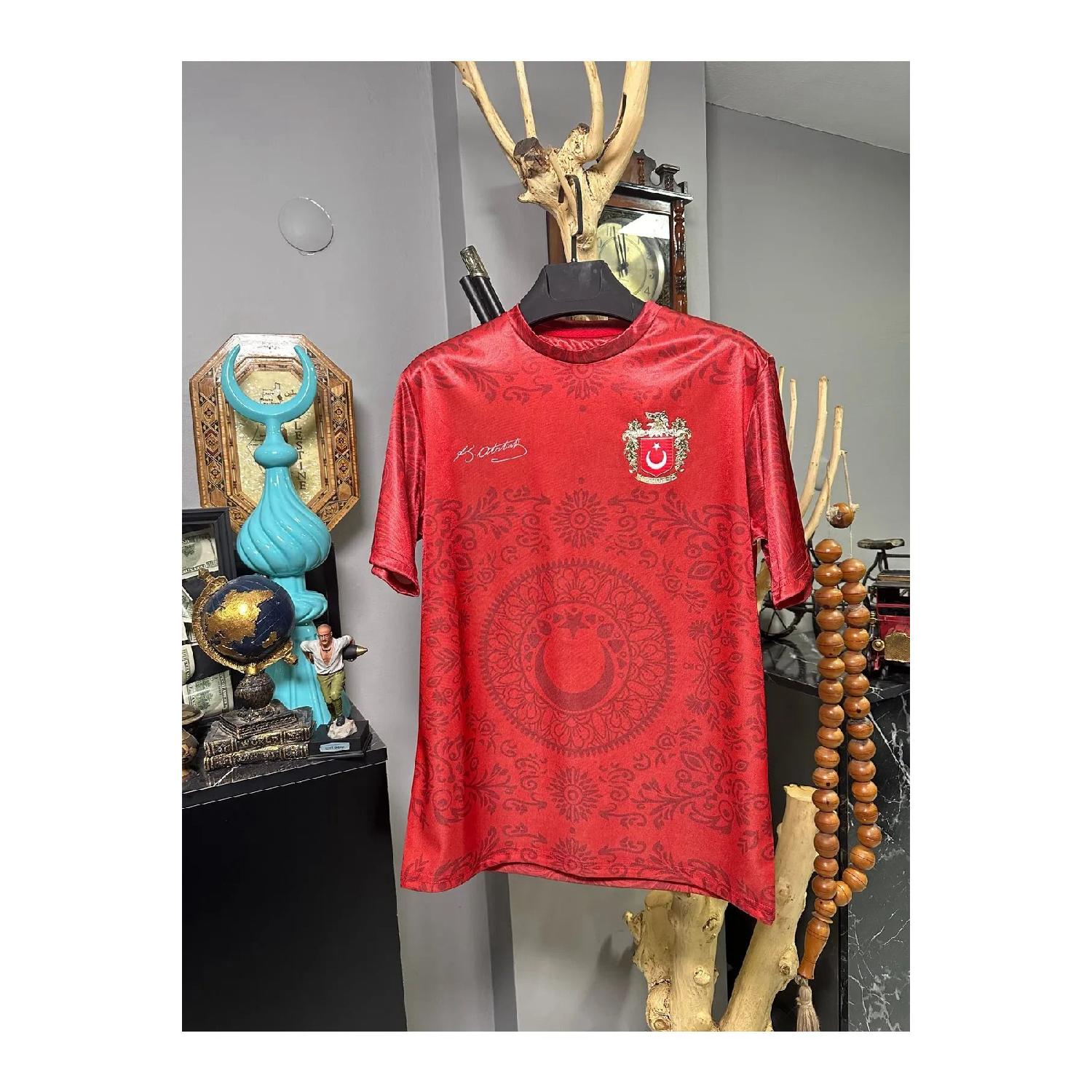 

Trkiye Retro Special Design Turk Detailed Jersey S красный