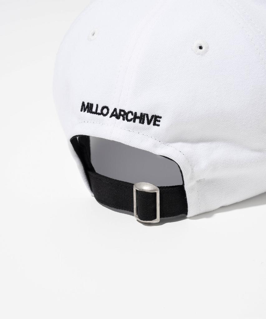 MILLO ARCHIVE Track Forward New Ball Cap [White Black]