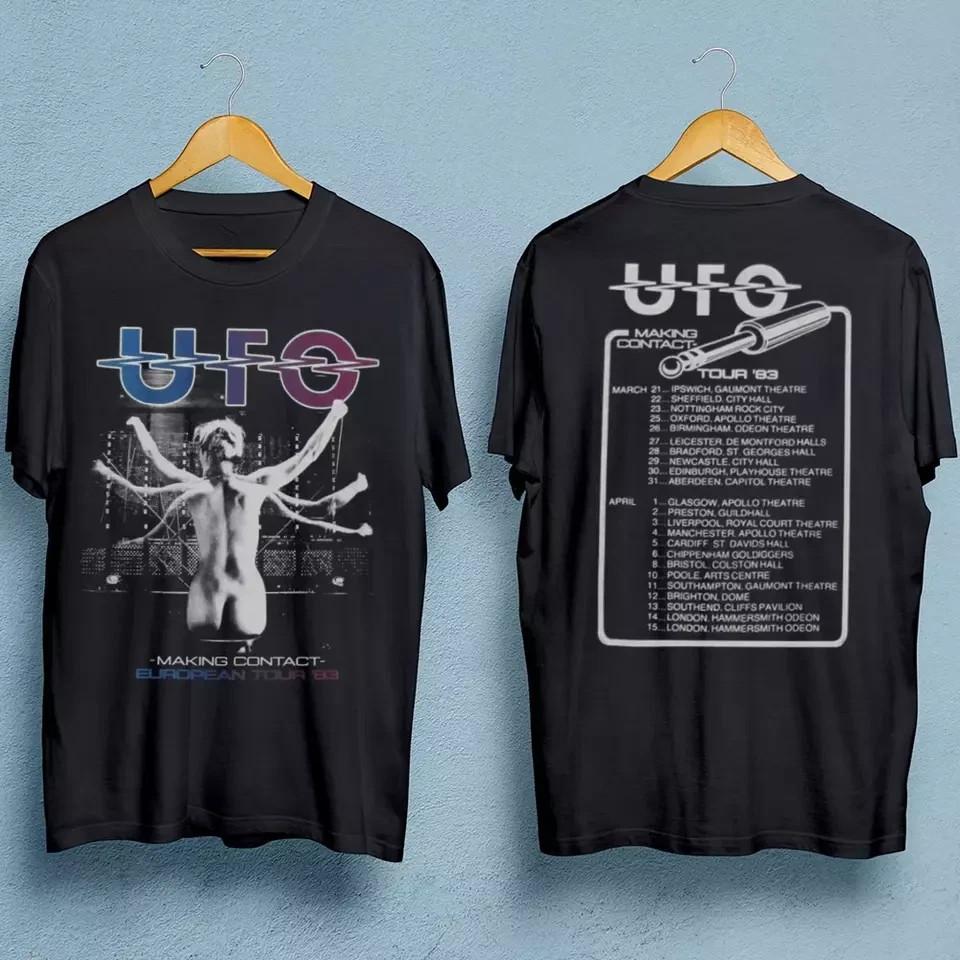 UFO BAND Making Contact Tour 2 sided T Shirt Full XXXXL
