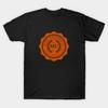 Men Black Print T-shirt Mars U No-Cut Transfer Paper Print Cotton Tshirt