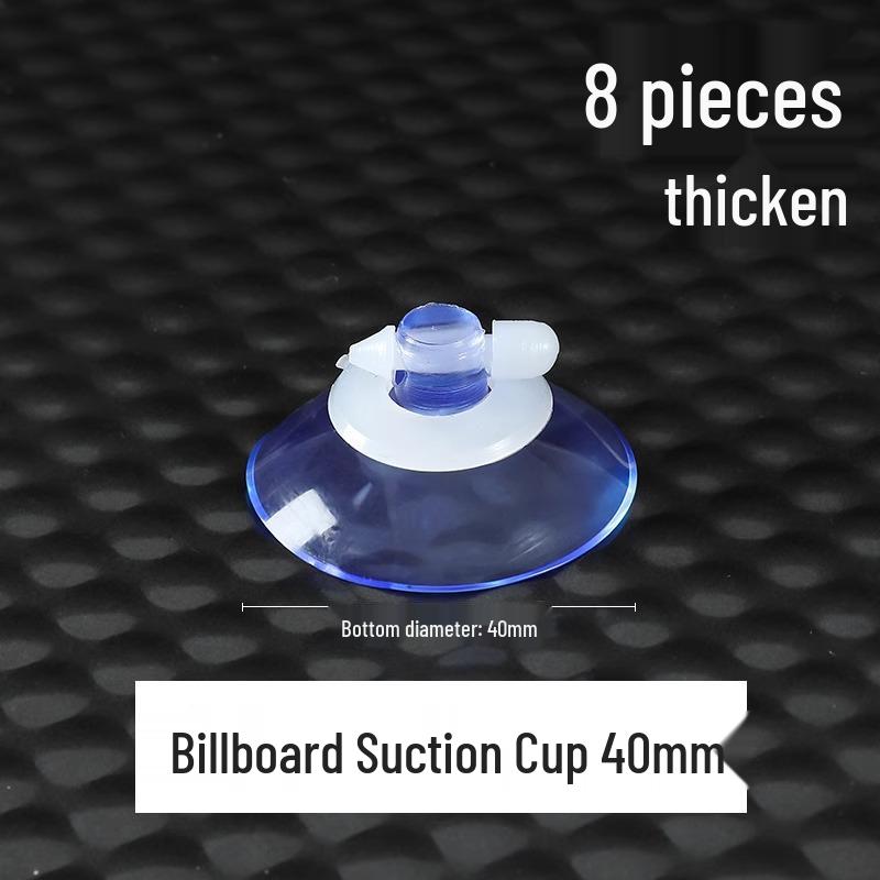 Transparenter Saugnapfhaken für Glas, Fliesen und Auto-Werbung