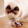 Cartoon Kitten Squeaky Toy Attractive Bird Shape Small Kitten for Cats Teething