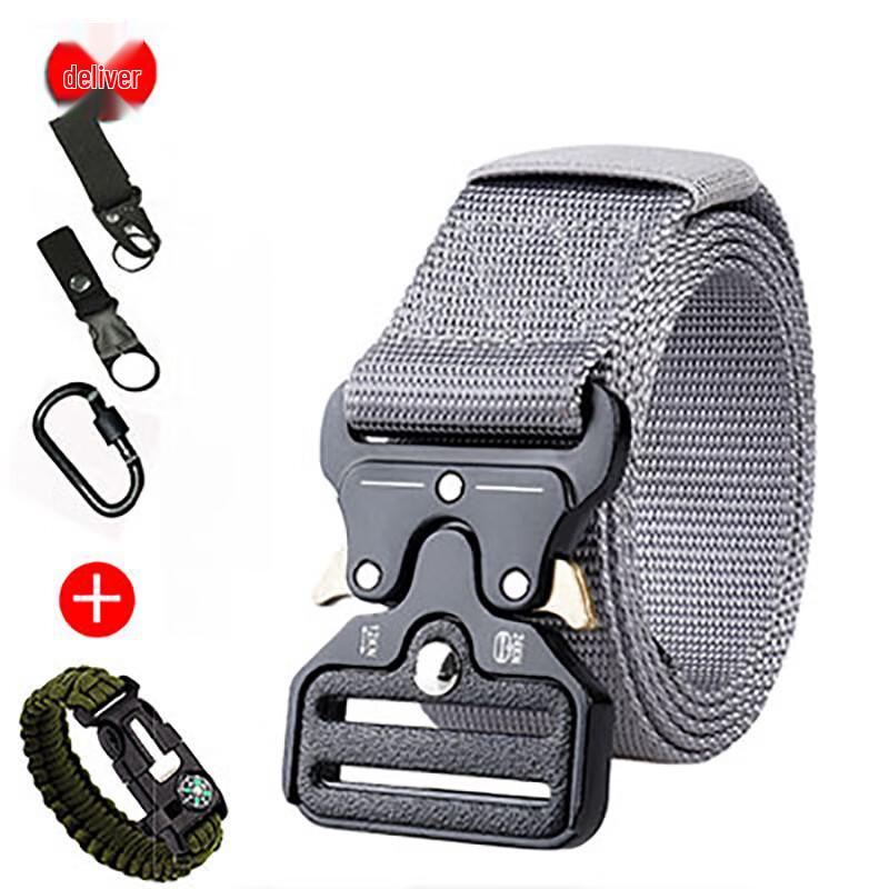 Tactical Military Belt with Alloy Buckle 125cm