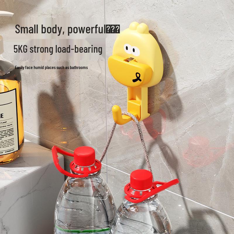 Rotating Suction Cup Hook - No Drill, Strong Load for Bathroom, Kitchen, or Door. Traceless Adhesive.