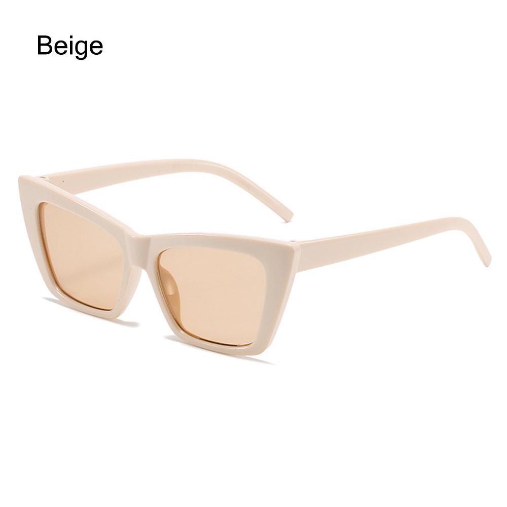 1PC Trendy Square Cat Eye Sunglasses Women Men Retro Sun Glasses UV400 Protection Eyewear Summer Fashion Eyeglasses Accessories