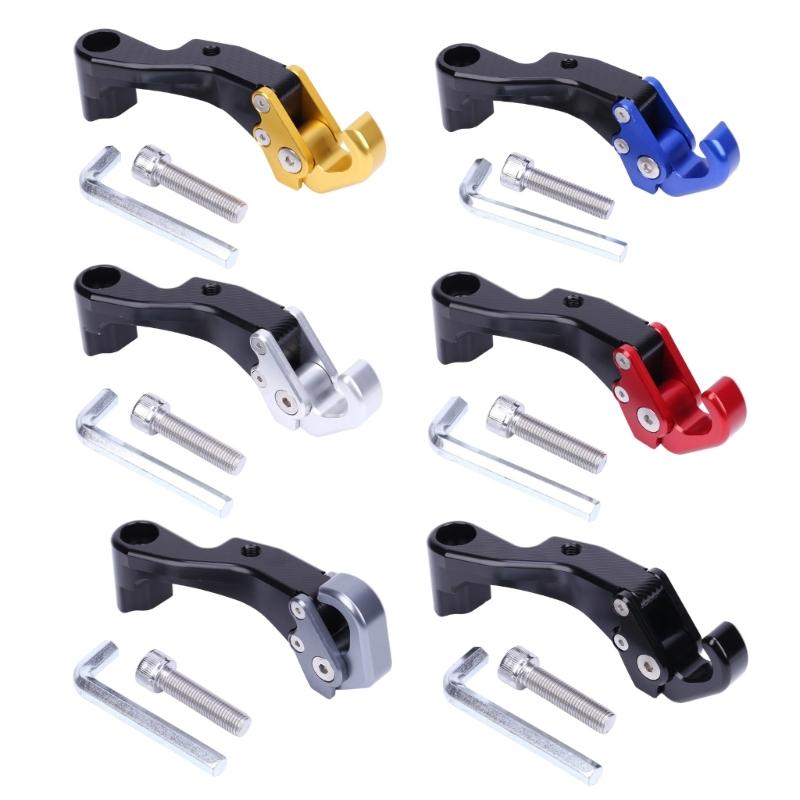 Curved Motorcycle Carry Hook for Shopping and Personal Bags, Accessory Mount Design with Included Mounting Screw Pack