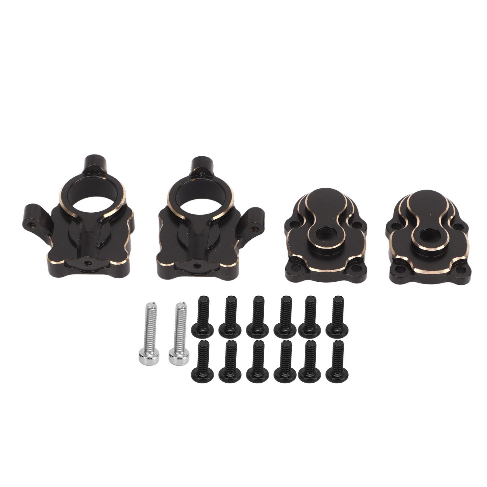 

RC Car Steering Cup Brass Axle Gear Cover RC Brass Gear Cover Steering Cup Kit for FMS FCX24 124