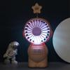 Portable Mini Pocket Cooling Fan  Handheld Fan Cartoon Cute Astronau Small Fan Outdoor Usb Charging Small Fan Gifts