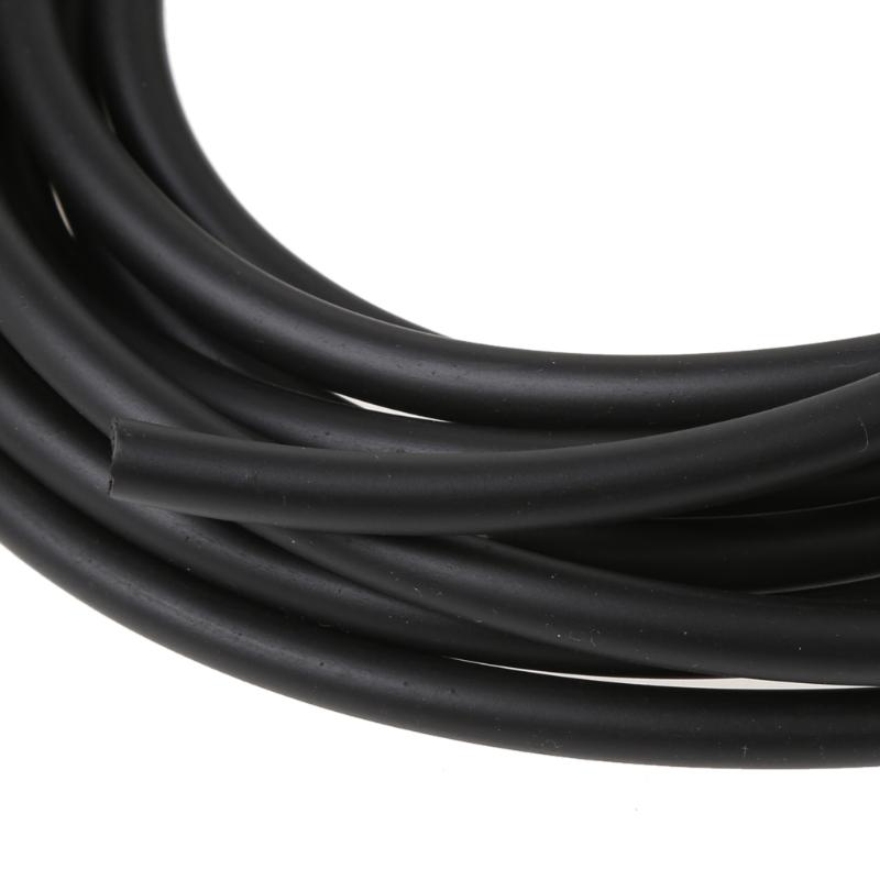 Auto Silica Tube 4mm Rubber Hose 16.4ft Flexible Soft Pipe For Aquarium