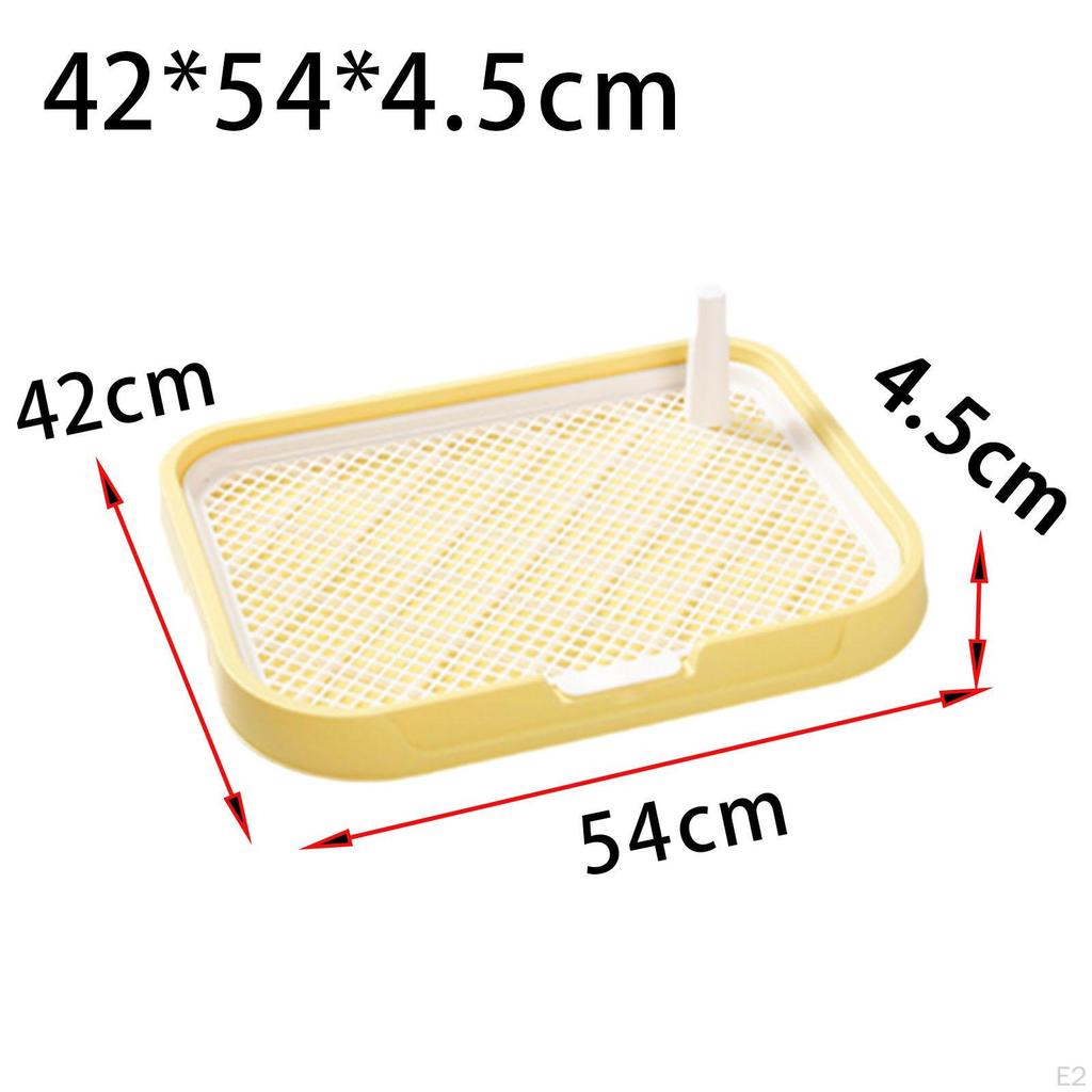 Dog Toilet Potty Tray Mesh Grids Litter Box for Bunny Other Pets