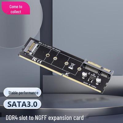 M.2 B-Key NGFF SSD To DDR4 Slot Adapter Card (CN Version)