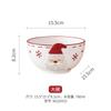 Nordic Christmas Tableware Set, Santa Embossed Ceramic Plates Bowls, Stitched Sealing Canister Collection