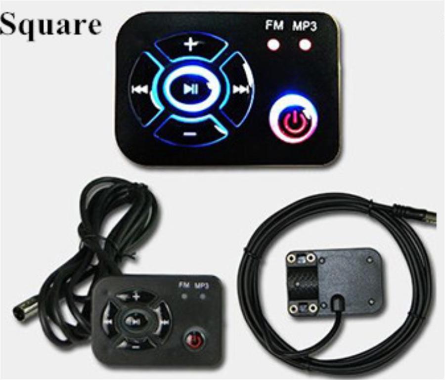 12V High Power Car Speakers Audio Amplifier Mp3 Player Bluetooth For Motorcycle Atv Fm Radio Usb Aux Music Sound System