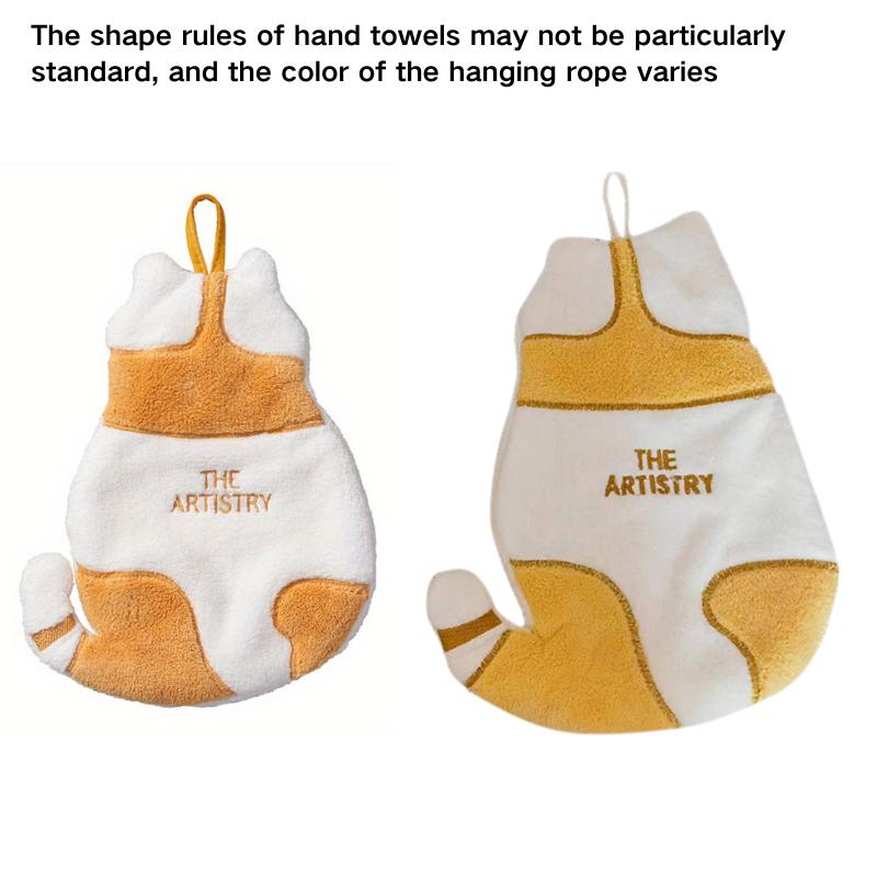 Ultra-Soft Coral Fleece Hand Towel- Absorbent & Quick-Dry for Kitchen, Bathroom,And Home Use Microfiber Cloth Cleaning Products