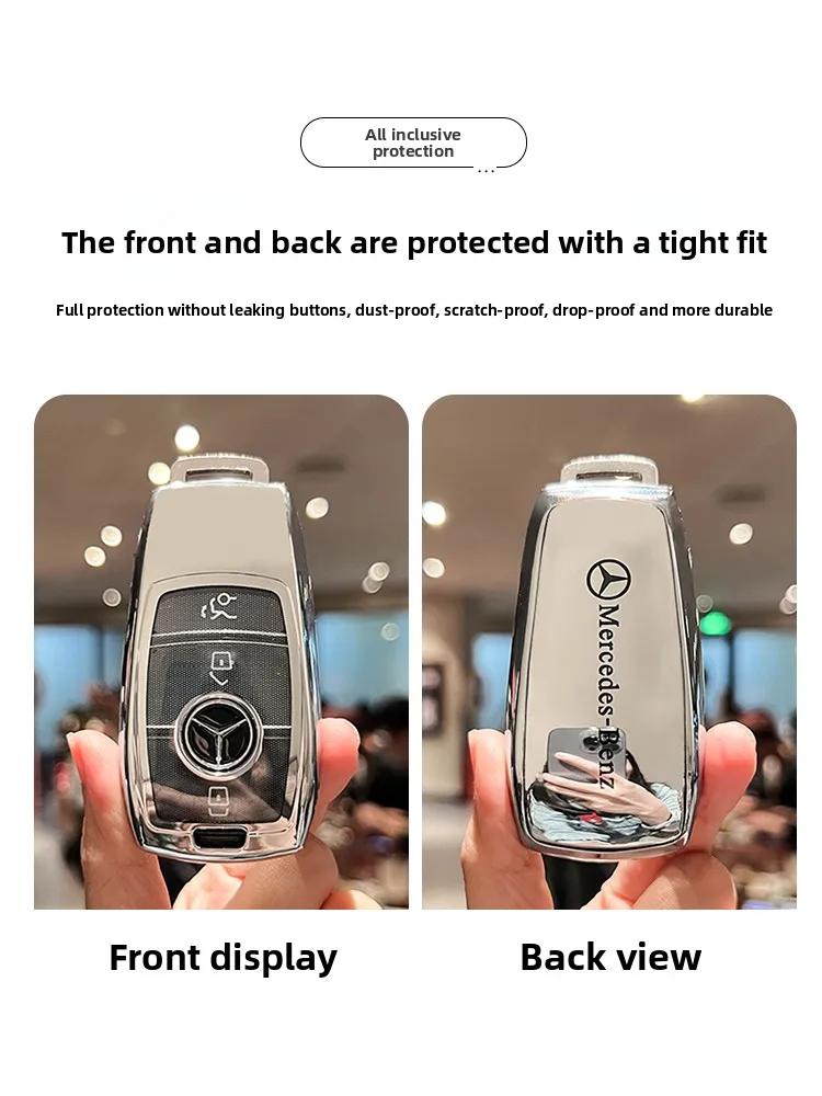 TPU Key Fob Cover For Mercedes Benz A B C E S Class W204 W205 W212 W213 W176 GLC MAYBACH Keyless Soft Case bfio9